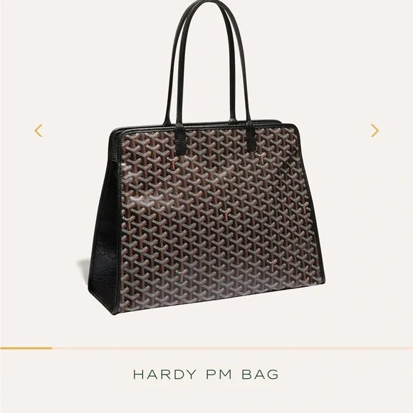 Goyard Black and Brown Patterned Bag - Picture 10 of 13